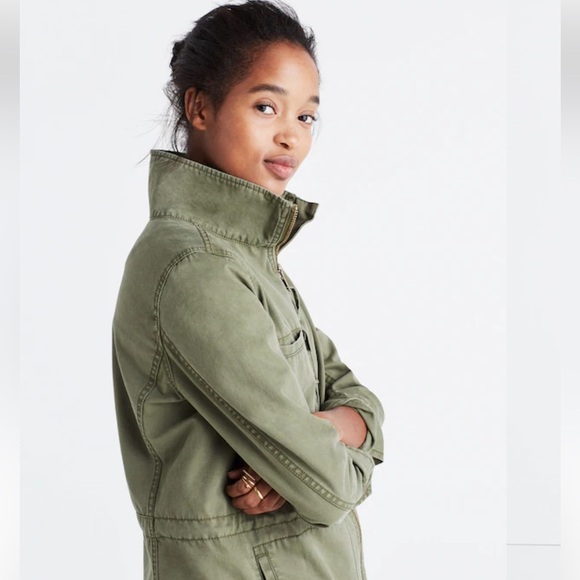 Madewell Fleet Cargo Jacket- Desert Olive - Picture 3 of 6